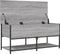 vidaXL - Opbergbankje - 100x42,5x47 - cm - bewerkt - hout - grijs - sonoma - eiken