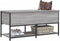 vidaXL - Opbergbankje - 100x42,5x47 - cm - bewerkt - hout - grijs - sonoma - eiken