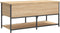 vidaXL - Opbergbankje - 100x42,5x47 - cm - bewerkt - hout - sonoma - eikenkleurig
