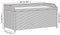 vidaXL - Opbergbankje - 100x50x52 - cm - poly - rattan - en - acaciahout - zwart
