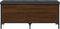 vidaXL - Opbergbankje - 102x42x45 - cm - bewerkt - hout - bruin - eikenkleur