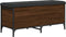 vidaXL - Opbergbankje - 102x42x45 - cm - bewerkt - hout - bruin - eikenkleur