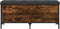 vidaXL - Opbergbankje - 102x42x45 - cm - bewerkt - hout - gerookt - eikenkleurig
