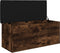 vidaXL - Opbergbankje - 102x42x45 - cm - bewerkt - hout - gerookt - eikenkleurig