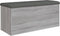 vidaXL - Opbergbankje - 102x42x45 - cm - bewerkt - hout - grijs - sonoma - eikenkleur
