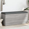 vidaXL - Opbergbankje - 102x42x45 - cm - bewerkt - hout - grijs - sonoma - eikenkleur