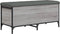 vidaXL - Opbergbankje - 102x42x45 - cm - bewerkt - hout - grijs - sonoma - eikenkleur