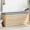 vidaXL - Opbergbankje - 102x42x45 - cm - bewerkt - hout - sonoma - eikenkleurig
