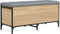 vidaXL - Opbergbankje - 102x42x45 - cm - bewerkt - hout - sonoma - eikenkleurig
