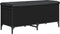 vidaXL - Opbergbankje - 102x42x45 - cm - bewerkt - hout - zwart