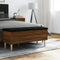 vidaXL - Opbergbankje - 102x42x46 - cm - bewerkt - hout - bruin - eikenkleur