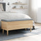 vidaXL - Opbergbankje - 102x42x46 - cm - bewerkt - hout - sonoma - eikenkleurig