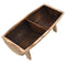 vidaXL - Opbergbankje - 103x51x44 - cm - massief - hout - en - stof