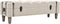 vidaXL - Opbergbankje - 111x34x37 - cm - massief - hout - en - staal
