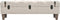 vidaXL - Opbergbankje - 111x34x37 - cm - massief - hout - en - staal