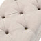 vidaXL - Opbergbankje - 111x34x37 - cm - massief - hout - en - staal