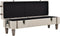 vidaXL - Opbergbankje - 111x34x37 - cm - massief - hout - en - staal