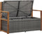 vidaXL - Opbergbankje - 115 - cm - poly - rattan - en - massief - acaciahout - grijs