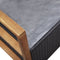vidaXL - Opbergbankje - 115 - cm - poly - rattan - en - massief - acaciahout - zwart