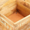 vidaXL - Opbergbankje - 40x40x45 - cm - massief - gerecycled - hout