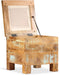 vidaXL - Opbergbankje - 40x40x45 - cm - massief - gerecycled - hout