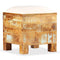 vidaXL - Opbergbankje - 40x40x45 - cm - massief - gerecycled - hout