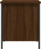 vidaXL - Opbergbankje - 40x42,5x50 - cm - bewerkt - hout - bruin - eikenkleur