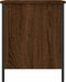 vidaXL - Opbergbankje - 40x42,5x50 - cm - bewerkt - hout - bruin - eikenkleur