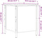 vidaXL - Opbergbankje - 40x42,5x50 - cm - bewerkt - hout - gerookt - eikenkleurig