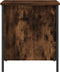 vidaXL - Opbergbankje - 40x42,5x50 - cm - bewerkt - hout - gerookt - eikenkleurig