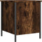 vidaXL - Opbergbankje - 40x42,5x50 - cm - bewerkt - hout - gerookt - eikenkleurig