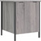 vidaXL - Opbergbankje - 40x42,5x50 - cm - bewerkt - hout - grijs - sonoma - eikenkleur
