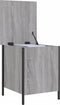 vidaXL - Opbergbankje - 40x42,5x50 - cm - bewerkt - hout - grijs - sonoma - eikenkleur
