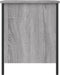 vidaXL - Opbergbankje - 40x42,5x50 - cm - bewerkt - hout - grijs - sonoma - eikenkleur