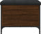 vidaXL - Opbergbankje - 62x42x45 - cm - bewerkt - hout - bruin - eikenkleur