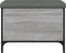 vidaXL - Opbergbankje - 62x42x45 - cm - bewerkt - hout - grijs - sonoma - eikenkleurig