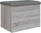 vidaXL - Opbergbankje - 62x42x45 - cm - bewerkt - hout - grijs - sonoma - eikenkleurig