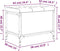 vidaXL - Opbergbankje - 62x42x45 - cm - bewerkt - hout - sonoma - eikenkleurig