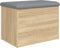 vidaXL - Opbergbankje - 62x42x45 - cm - bewerkt - hout - sonoma - eikenkleurig