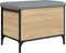 vidaXL - Opbergbankje - 62x42x45 - cm - bewerkt - hout - sonoma - eikenkleurig