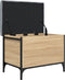 vidaXL - Opbergbankje - 62x42x45 - cm - bewerkt - hout - sonoma - eikenkleurig