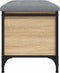 vidaXL - Opbergbankje - 62x42x45 - cm - bewerkt - hout - sonoma - eikenkleurig