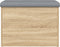 vidaXL - Opbergbankje - 62x42x45 - cm - bewerkt - hout - sonoma - eikenkleurig