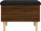 vidaXL - Opbergbankje - 62x42x46 - cm - bewerkt - hout - bruin - eikenkleur