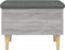vidaXL - Opbergbankje - 62x42x46 - cm - bewerkt - hout - grijs - sonoma - eikenkleurig