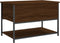 vidaXL - Opbergbankje - 70x42,5x47 - cm - bewerkt - hout - bruin - eikenkleur