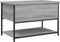 vidaXL - Opbergbankje - 70x42,5x47 - cm - bewerkt - hout - grijs - sonoma - eikenkleur