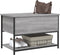 vidaXL - Opbergbankje - 70x42,5x47 - cm - bewerkt - hout - grijs - sonoma - eikenkleur