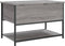 vidaXL - Opbergbankje - 70x42,5x47 - cm - bewerkt - hout - grijs - sonoma - eikenkleur
