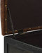 vidaXL - Opbergbankje - 80,5x41x50 - cm - massief - hout - en - kunstleer
